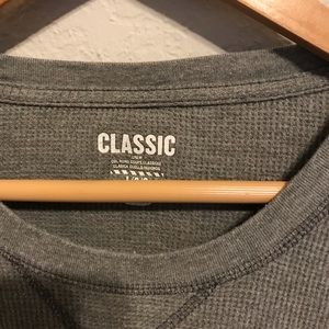 Old Navy Shirts - Old Navy Classic Crew Neck Henley. Gray. Size L Old Navy Shirts - Old Navy Classic Crew Neck Henley. Gray. Size L